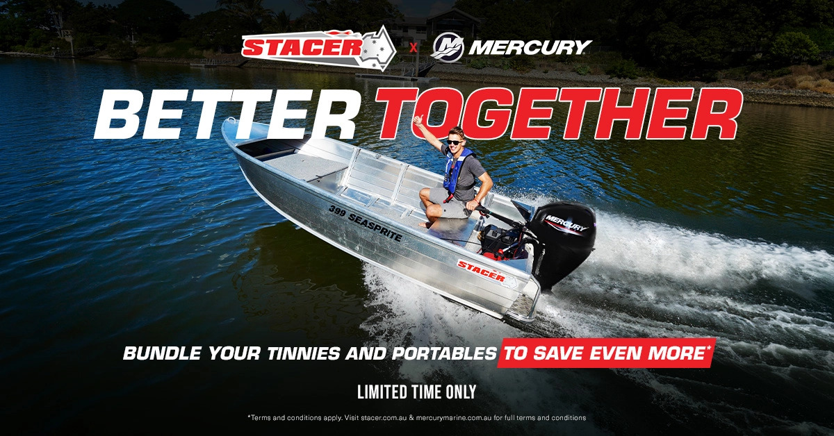 stacer it's tinnie time promo banner